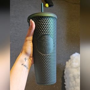 Starbucks Dark Green Jelly Studded Tumbler 24oz Venti